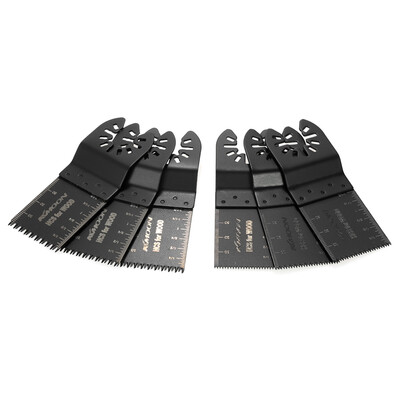 

KKmoon 6pcs Wood Oscillating Multi Tool Quick Release Saw Blade for Fein Multimaster Makita Bosch Craftsman Porter Rockwell Cable