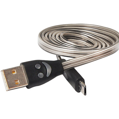 

Sanba SANBAO MU-100L smiling face with noodle data line Andrews general micro usb short charge line charge Po line fast charge line 1M