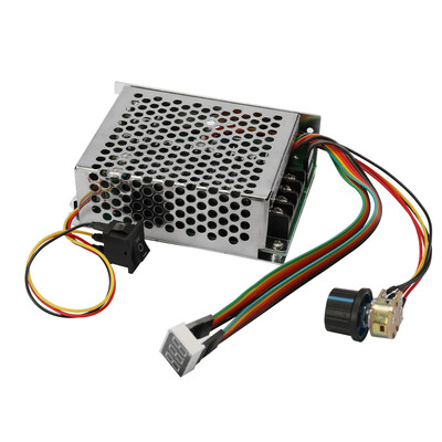 

Digital Display Adjustable Regulating Current DC 10-55V Motor Speed Controller PWM Reversible Switch