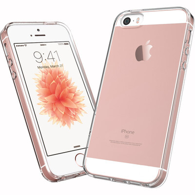 

Миллиард цветов (ESR) iPhone SE / 5s телефон оболочки / защитный рукав компании Apple 5S мобильных телефонных аппаратов силиконовой мягкой оболочки прозрачной сопротивления капли и раннего прозрачного белого цвета оригинальной защиты серии