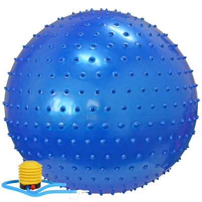 

Лев Enpex 75 см Йога Массаж Ball Взрывоопасный мяч для фитнеса Массаж Ball Blue