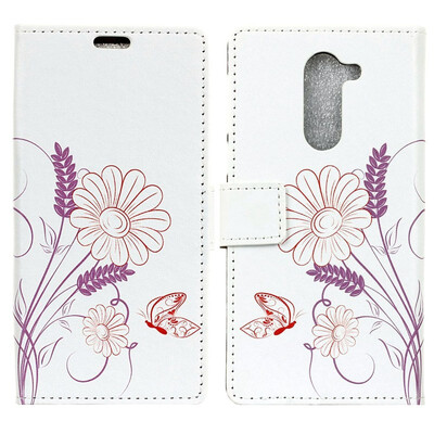 

MOONCASE Doug X60L Painted Leather Case - Pansy