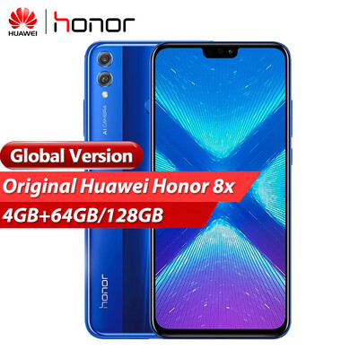 

Global Version Huawei Honor 8X Face ID Mobile Phone Bezel-less 65 inch 1080P 4GB 128GB Octa Core 20MP Dual Rear Cameras 3750mAh F