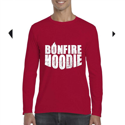 

Bonfire Hoodie For Camping Mens Long Sleeve Shirts