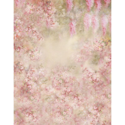 

Pink Flower Sea Photo Backdrop 57FT Vinyl Fabric Cloth Digital Printing Photo Background for Birthday s-2353