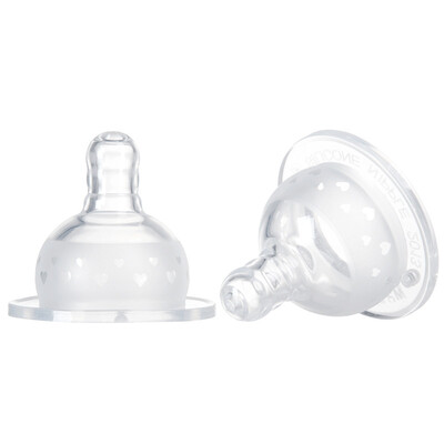 

Mei Tai Zi Matyz Newborn Infant Silicone Milk Bottle Nipple Dairy Milk Slimming Dip Nail (2 Pack) MZ-0660 Newborn SS