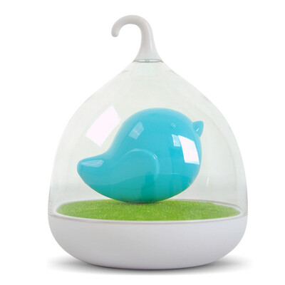 

Newman LED storage gift night light bedroom bedside lamp dimming small table lamp nursing baby light bird cage lights blue