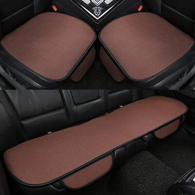 

Car Seat Cushion Set Environment friendly durable car seat 6 colors fashion Ice Silk breathable Front Rear Car Seat Cover