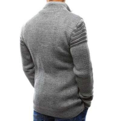 

USA Mens Winter Warm Cotton Round Neck Pullover Jumper Sweater Tops Turtleneck