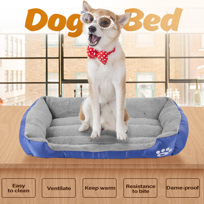 

Dog Bed Soft Pet Sofa Cats Pad Non Slip Bottom Self Warming Breathable Bedding or 36in 42in Dog Cage House Floor Size XL