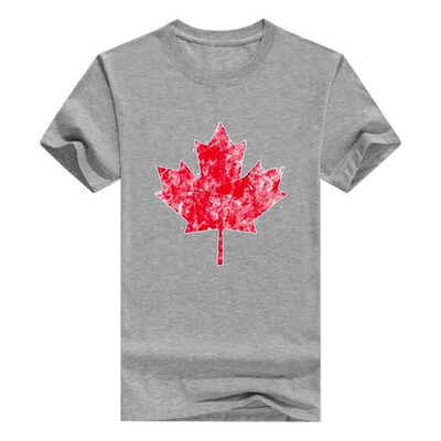 

Canadian Maple Leaf Distressed Vintage Basic Cotton T-Shirt
