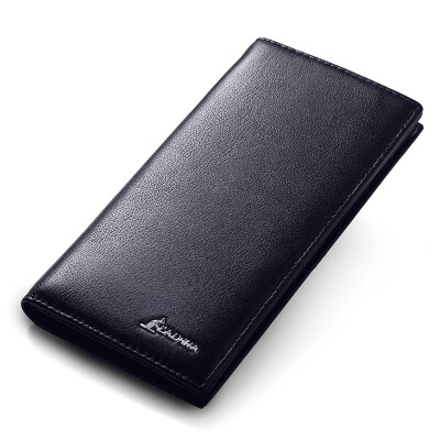 

Alpina kangaroo ('ALPINA) men's wallet fashion first layer of leather long wallet men's leisure business card bag wallet male 661052052 black