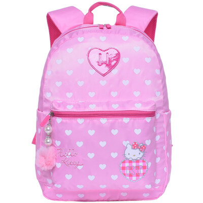 

Hello Kitty (hellokitty) детская сумка милый свежий простой легкий случайный рюкзак ученик начальной школы сумка KTM0003B розовый