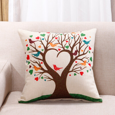 

Yi Er Man home furniture pillow pillow office sofa sofa pillow car waist pillow cushion including core love tree