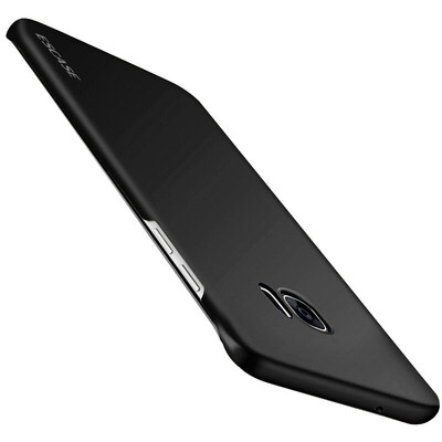 

ESCASE Samsung s7 край мобильный телефон оболочки Samsung S7 край мобильного телефона случае (G9350 5,5-дюймовый изогнутый экран) все включено краски кожи текстуры серии твердой оболочки кожи чувство черный