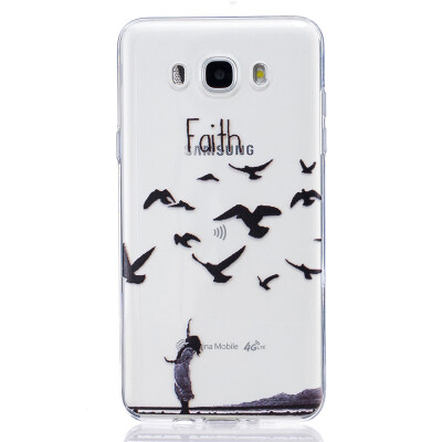 

Faith Dress girl Pattern Soft Thin TPU Rubber Silicone Gel Case Cover for SAMSUNG Galaxy J7 2016J710