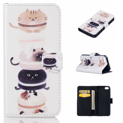 

Kitty Design PU Leather Flip Cover Wallet Card Holder Case for IPHONE 5/5S/5SE