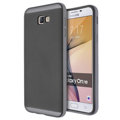 

KOOLIFE Hornet Samsung J7Prime Case Case Silicone Shockproof Soft Shell Full Cover For Samsung J7 Prime Mobile Phone Case Deep Air Gray