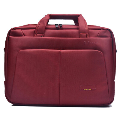 

British (BRINCH) computer bag 15-16 inch shoulder / portable double thick shockproof airbag computer bag BW-186 red