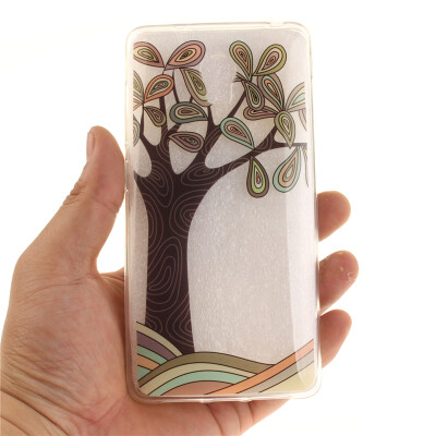 

Hand painted trees Pattern Soft Thin TPU Rubber Silicone Gel Case Cover for Lenovo Vibe P1