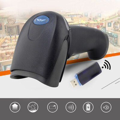 

433MHz Wireless Laser Barcode Scanner Reader Memory Up To 500M Distance