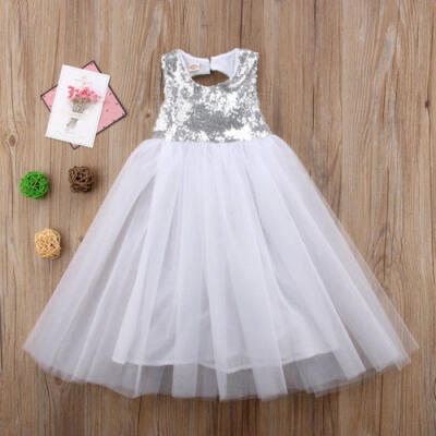 

US Stock Flower Girl Dress Party Bridesmaid Dress Gown Formal Occasion Dresses