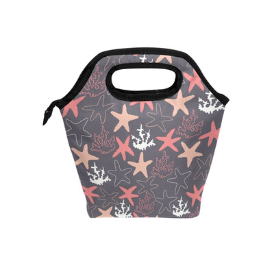 

Insulated Lunch Tote Bag Cute Star Travel Picnic Lunch Handbags Portable Zipper Lunch Bag Box