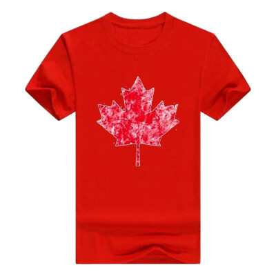 

Canadian Maple Leaf Distressed Vintage Basic Cotton T-Shirt