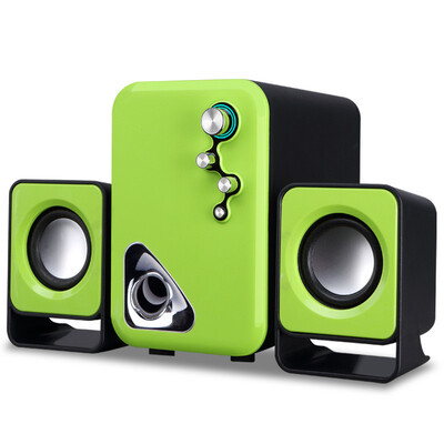 

HUABAO V8 desktop computer speakers Warburg Mini USB subwoofer notebook 21 multimedia audio