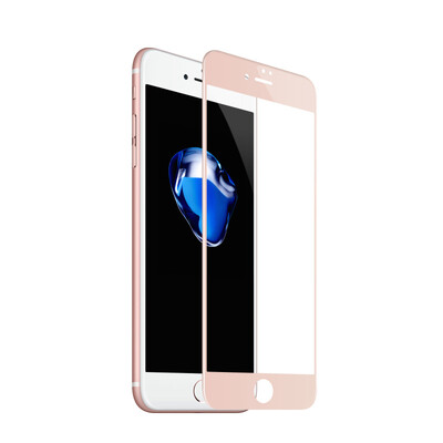 

(Baseus) iPhone7Plus закаленная пленка Apple 7P полноэкранный полный охват анти-синий 5,5-дюймовый розовое золото -3D полноэкранный мобильный телефон фильм взрывозащищенный мягкий край