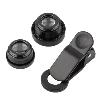 

Hot 3 In 1 Clip Camera Lens Fish Eye Wide Angle Macro Kit For Smart Phone