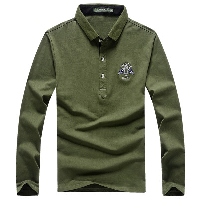 

Jeep Shield POLO Футболка с длинным рукавом Футболка с откидным верхом POLO Shirt D9288 Army Green L