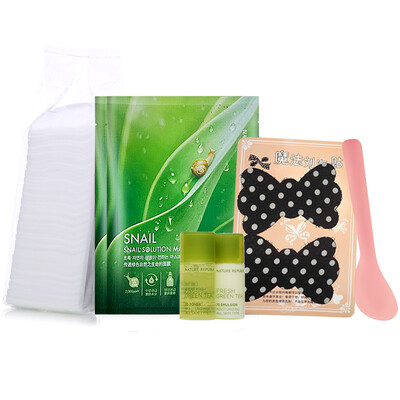 

Natural Republic of the original nature park beauty skin gift package water milk mask spoon hair paste cotton pad mask 6 sets