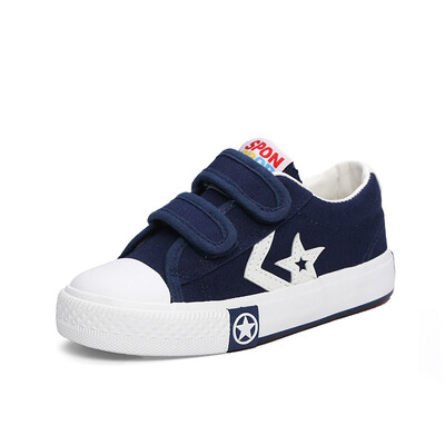 

chunchuntu 2018 Autumn Children Fashion Black Canvas Trainer Baby Girl Brand Sport Sneaker Boy White Casual Trainer 3076