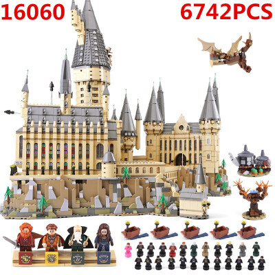 

Lepin 16060 Harry Movie Potter Series Legoing 71043 Hogwarts Castle Set Building Blocks Bricks Kids Toys House Model Gifts