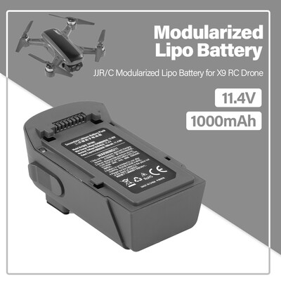 

JJRC 114V 1000mAh Modularized Battery for X9 RC Drone Wifi FPV Quadcopter