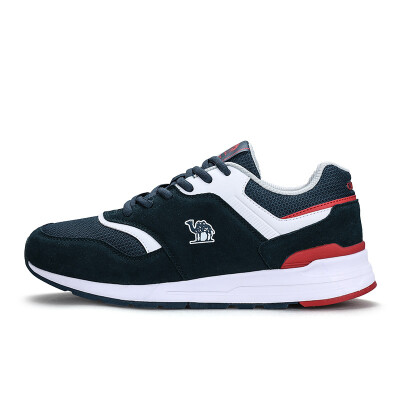 

Camel CAMEL camel sports shoes fashion casual non-slip casual shoes winter low to help sports mens running shoes A732345485 dark blue red white 38