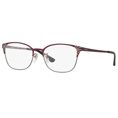 

VOGUE Woguang Huaguang series of glasses fashion female models wine red frame optical frame VO4018D 812S 53mm