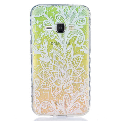 

Rose Pattern Soft Thin TPU Rubber Silicone Gel Case Cover for SAMSUNG Galaxy J1 2016J120F