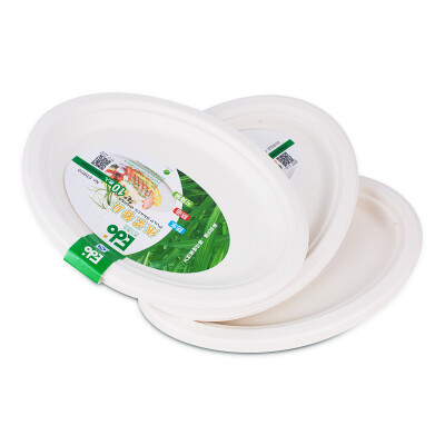 

Jingdong Supermarket EDO 26o disposable paper bowl cake barbecue painting plate picnic tray can be degraded 30 loaded ST0010