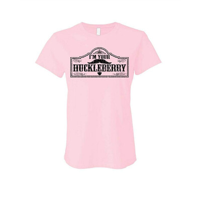 

The Goozler Im Your Huckleberry - doc Holliday Western - Ladies Cotton T-Shirt