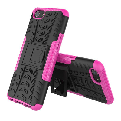

Fivice OPPO A83A1 Case TPU anti-fall tire pattern back clip bracket phone case