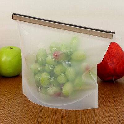 

Heat-resistant Silicone Food Preservation Bags Portable Sealed Storage Bag Cooking Tools