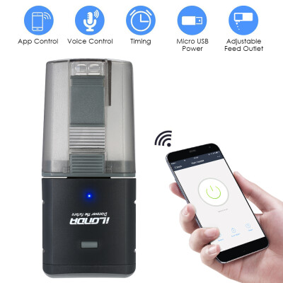 

Automatic Fish Feeder Aquarium Tank Feeding Timer Fish Food Dispenser Adjustable Outlet App Control Voice Control Compatible with