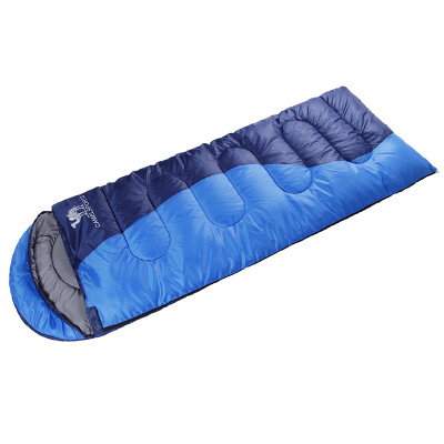 

Camel CAMEL outdoor men&women general sleeping bag 135kg adult sleeping bag can be stitched double sleeping bag A6S3K1101 deep treasure blue color blue 135 right