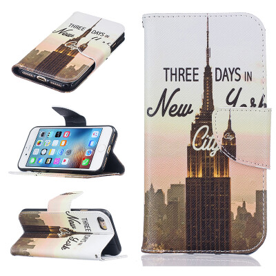 

Tower Design PU Leather Flip Cover Wallet Card Holder Case for IPHONE 7 PLUS