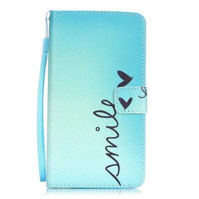 

Smile Design PU Leather Flip Cover Wallet Card Holder Case for LG LS775