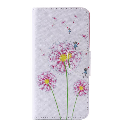 

Pink Dandelion Design Кожа PU откидной крышки Кошелек для карты Держатель для SAMSUNG A72016