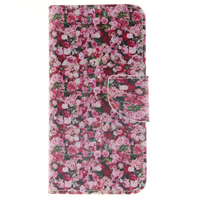 

Floral Design PU Leather Flip Cover Wallet Card Holder Case for IPHONE 66S