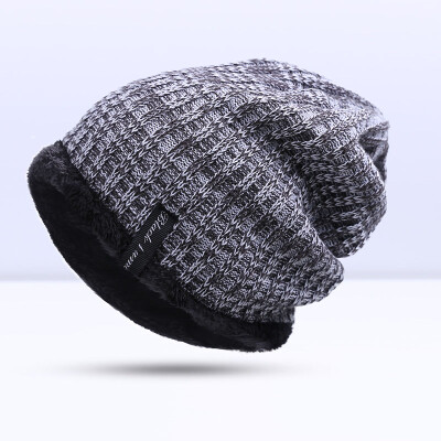 

WISHCLUB Fashion Winter Hat For Men Skullies Beanies Acrylic Cap